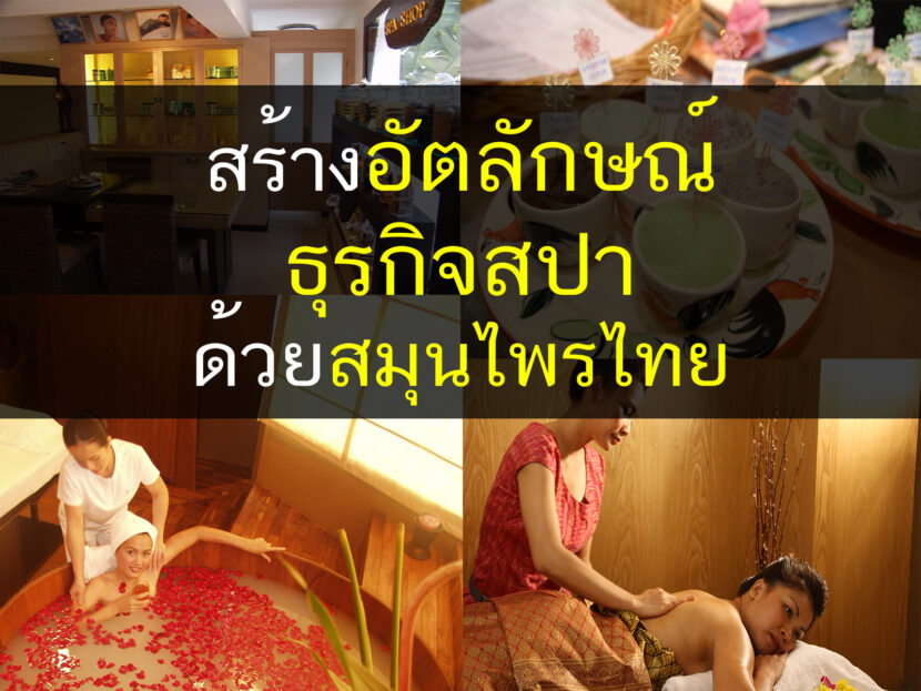 สร้างอัตลักษณ์ธุรกิจสปาด้วยสมุนไพรไทย, สมุนไพรไทย, สมุนไพร, สปา, ธุรกิจสปา, นวด, ร้านนวด, เปิดโรงเรียนสปา ,สอนสปา, เรียนสปา